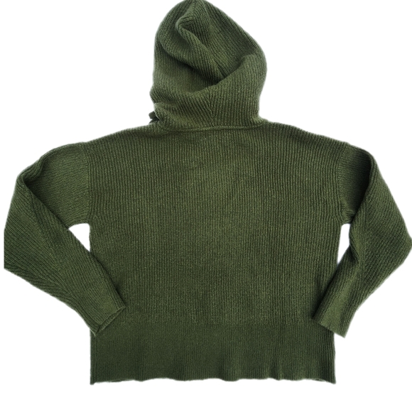 Lucky Brand Knit Sweater; size small; army green - Picture 2 of 9